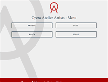 Tablet Screenshot of opera-atelier.com